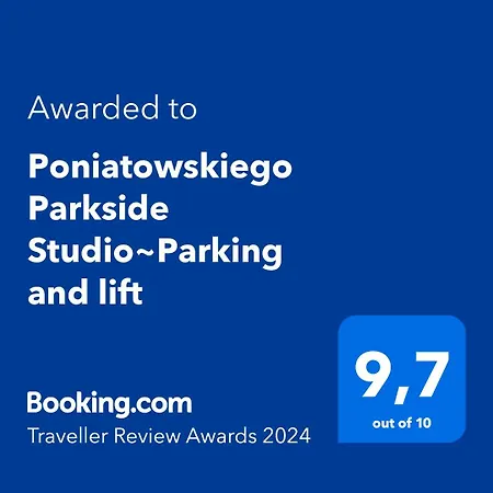 Lejlighed Poniatowskiego Parkside Studio~parking And Lift *