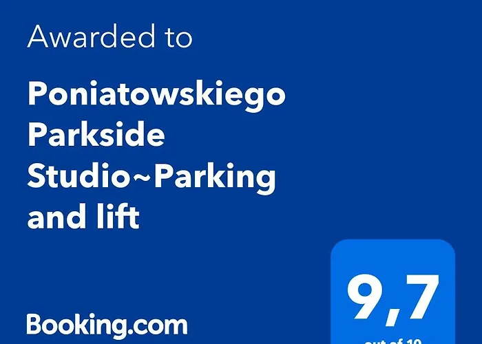 דירה Poniatowskiego Parkside Studio~parking And Lift *